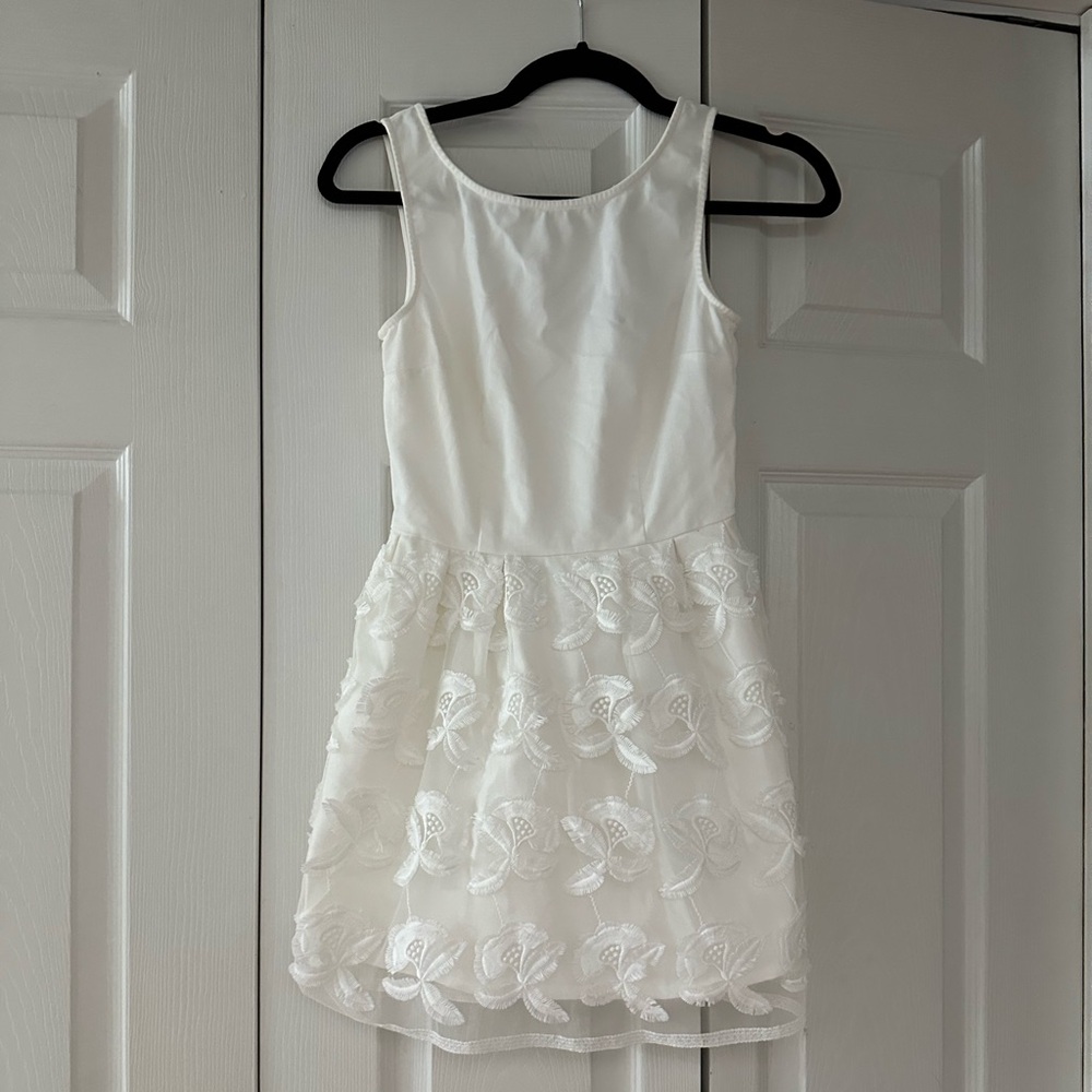 Cute white dress with flowers